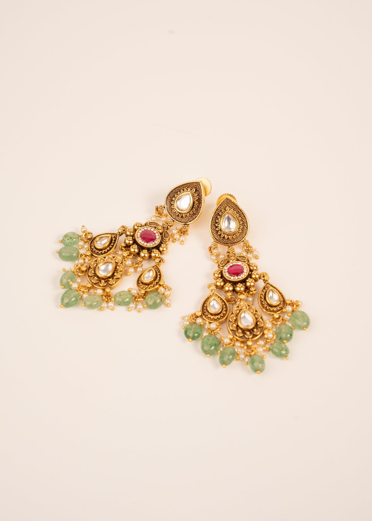 Kundan Heritage Meenakari Necklace Set/ South Indian Necklace Set/ Indian Choker Set/ Indian Gold Plated Jewelry/ Real Gold Look Necklace Set
