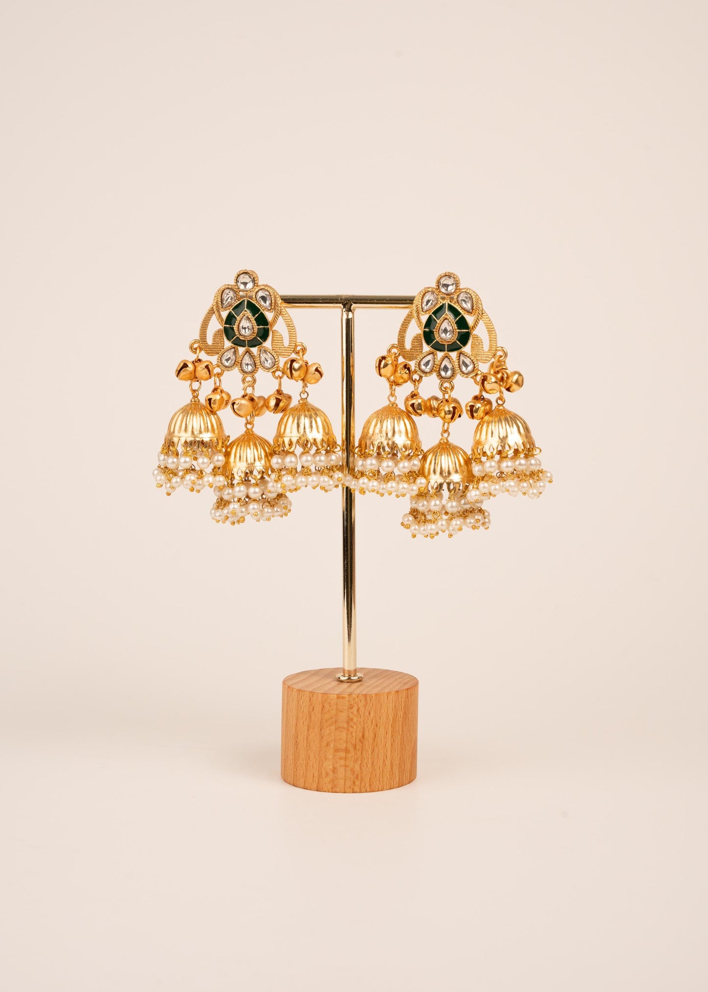 Kashmiri Ghungroo Earrings/ Kashmiri Jewelry/ Party wear Earrings/ Statemnet Earrings/ Viral Kashmiri Jewelry/ Indian Jewellery/ Jhumkas (etsy image id: 7864937596)