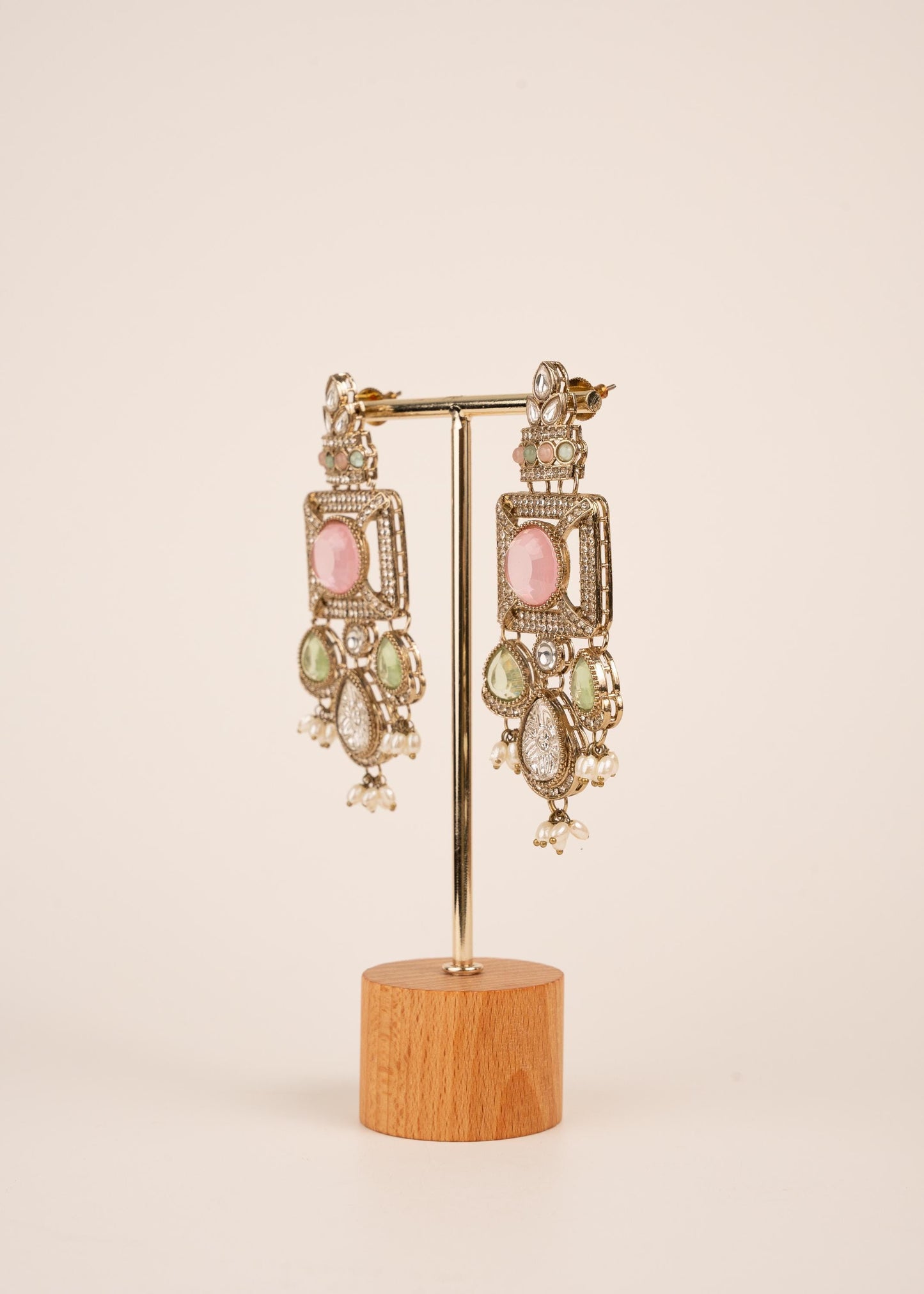 Handcrafted Antique Earrings/ Antique Jewelry/ Statemnet Earrings/ Party Wear Ethnic Jewelry/ High End Bollywood Jewellery/ Bridal Jewellery (etsy image id: 7865009680)