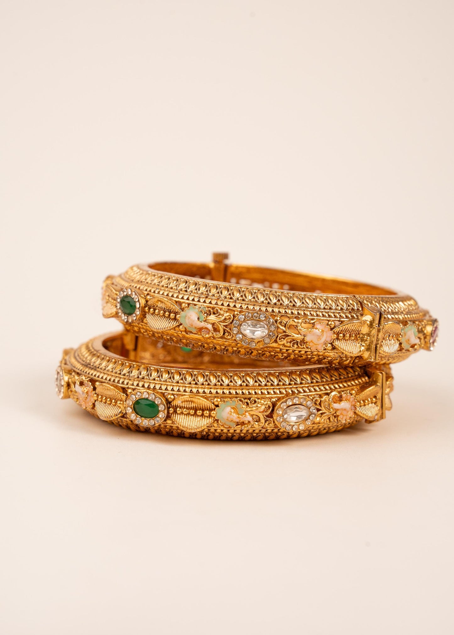 High Quality Indian Bridal Gold Bangles Set/ Traditional Bangles/ Gold Kada/ Indian Jewelry/ Gold Bracelet Set/ Gold Plated Bangles Set (etsy image id: 7944288285)