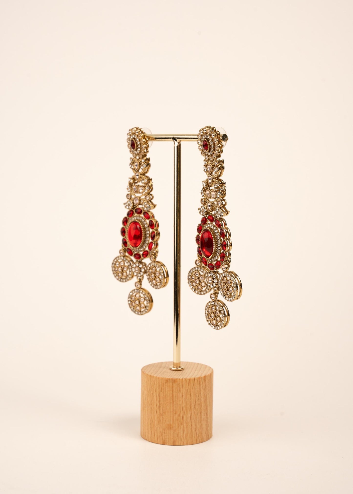 Royal Kundan Chandelier Earrings/ Maharani Style Chandelier Earrings/ Statement Earrings/ Oversized Wedding Earrings/ Traditional Earrings