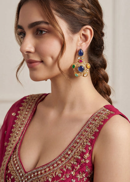 Sabyasachi Inspired Moissanite Earrings