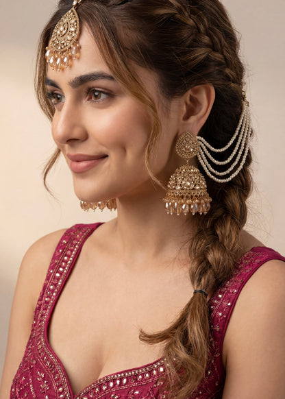 Champagne Glow Bridal Set