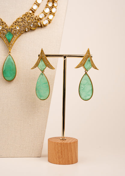 Premium Layered Kundan Necklace Set