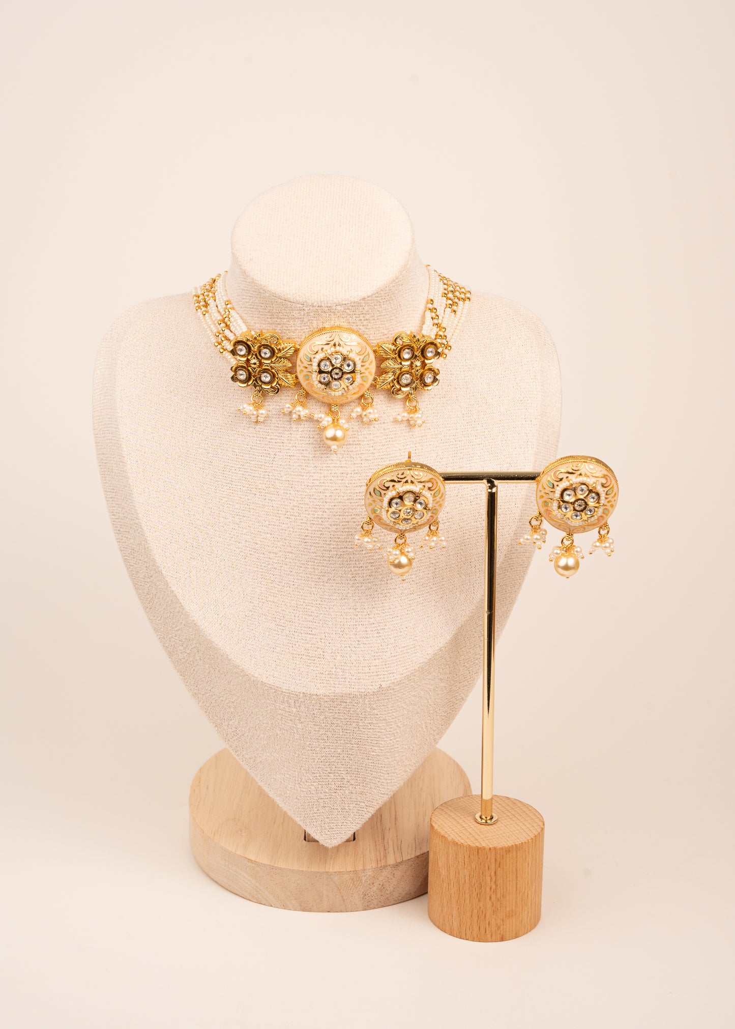 Heritage Meenakari Choker Necklace Set