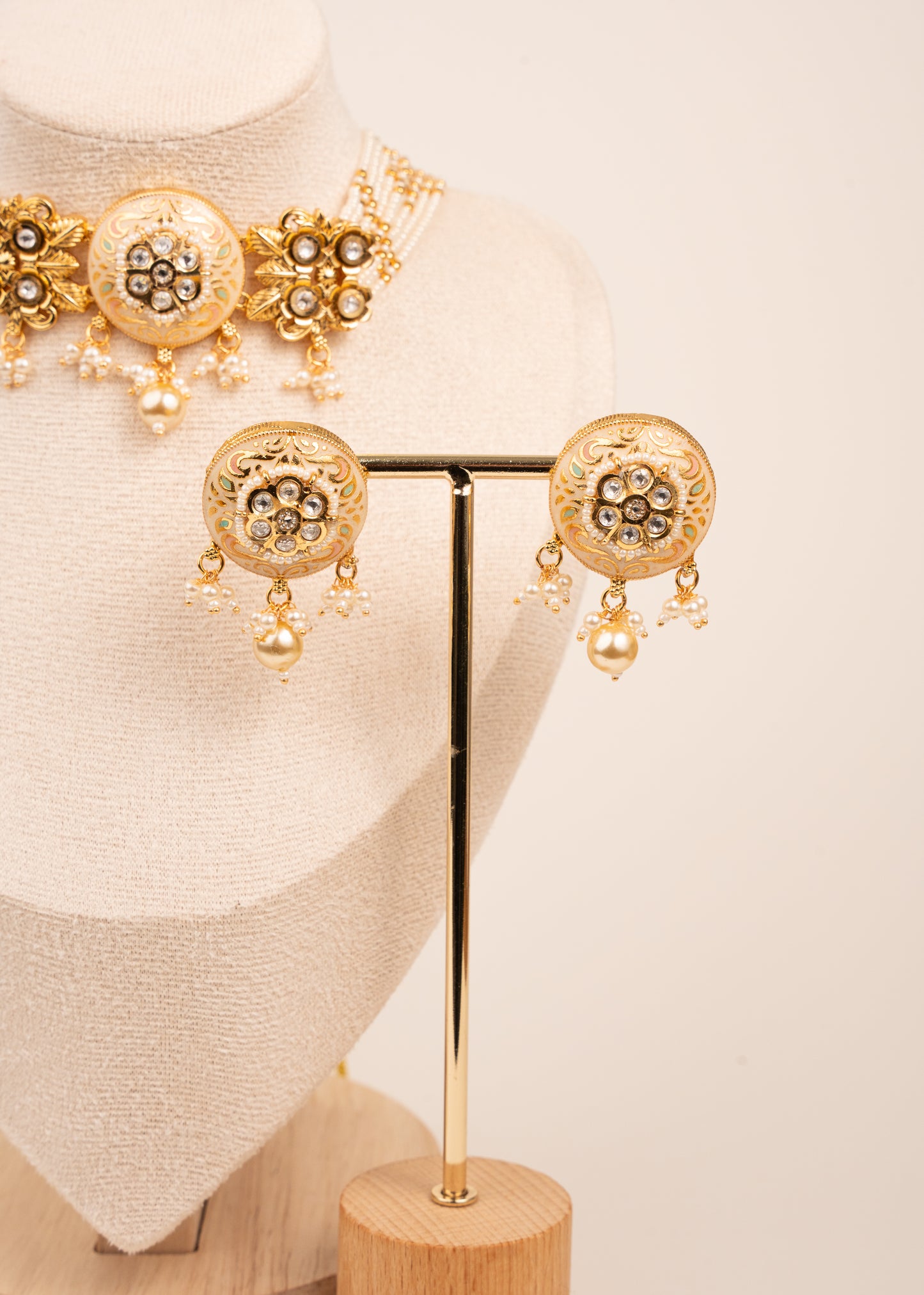 Heritage Meenakari Choker Necklace Set