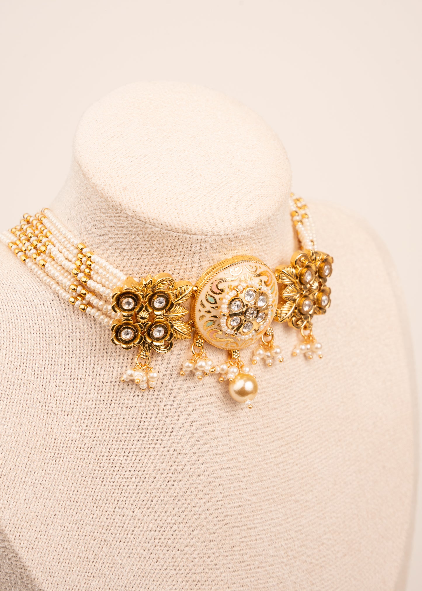 Heritage Meenakari Choker Necklace Set