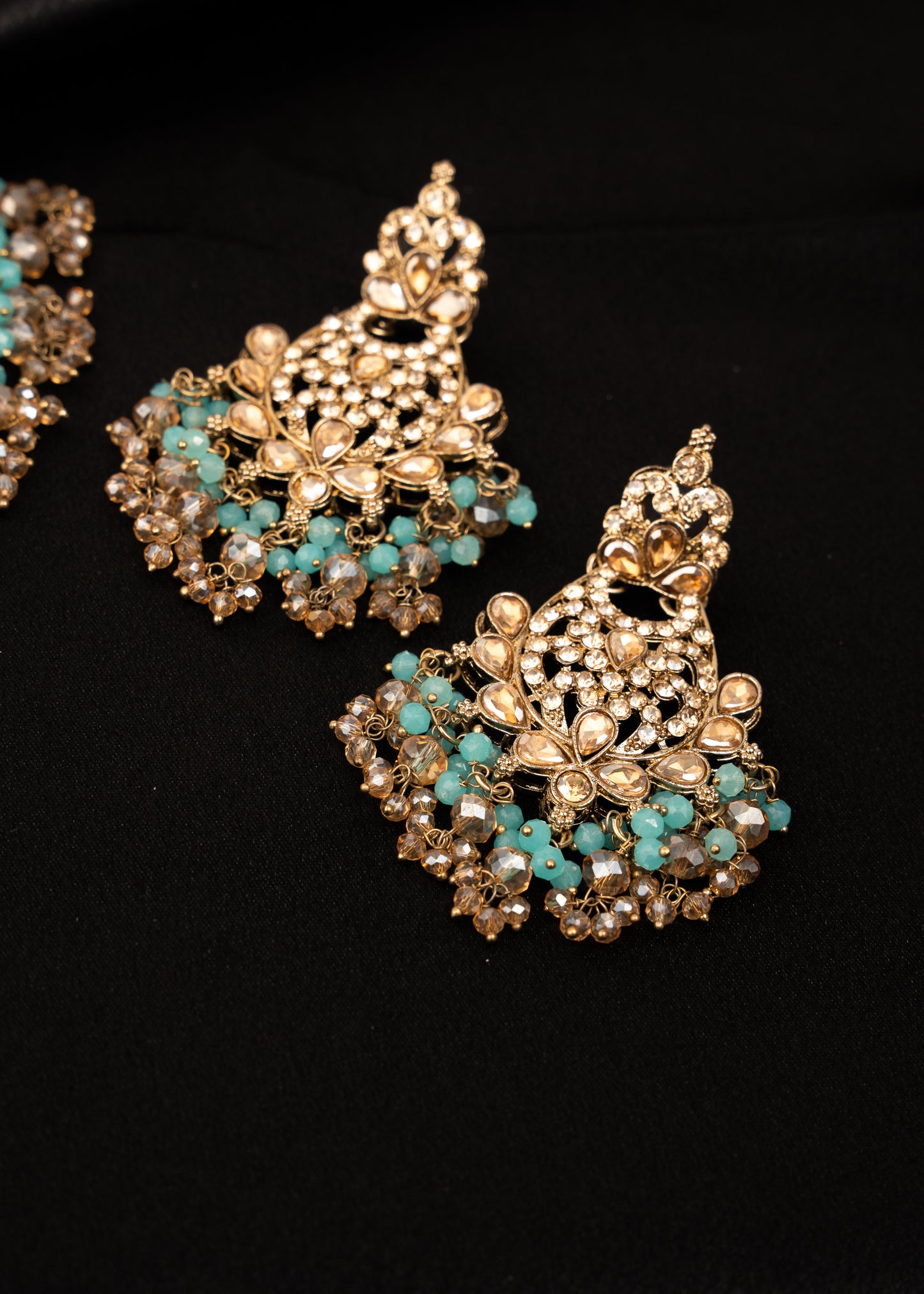 Antique Kundan Polki Necklace Set