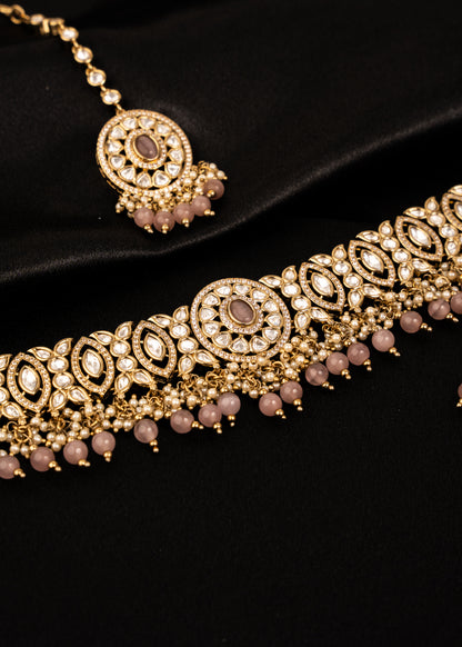 High Quality Antique Kundan Polki Necklace Set