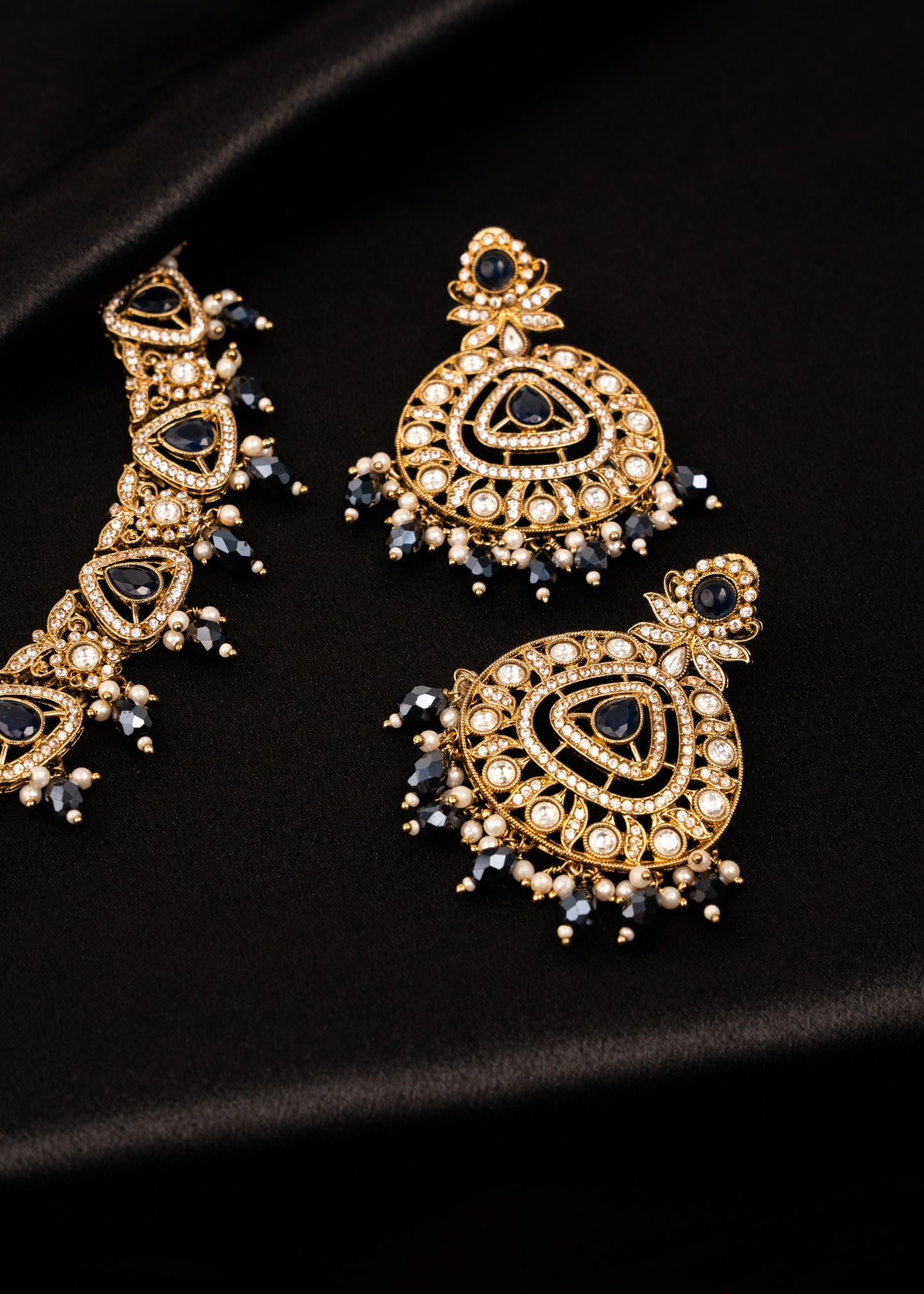 Antique Kundan Polki Necklace Set
