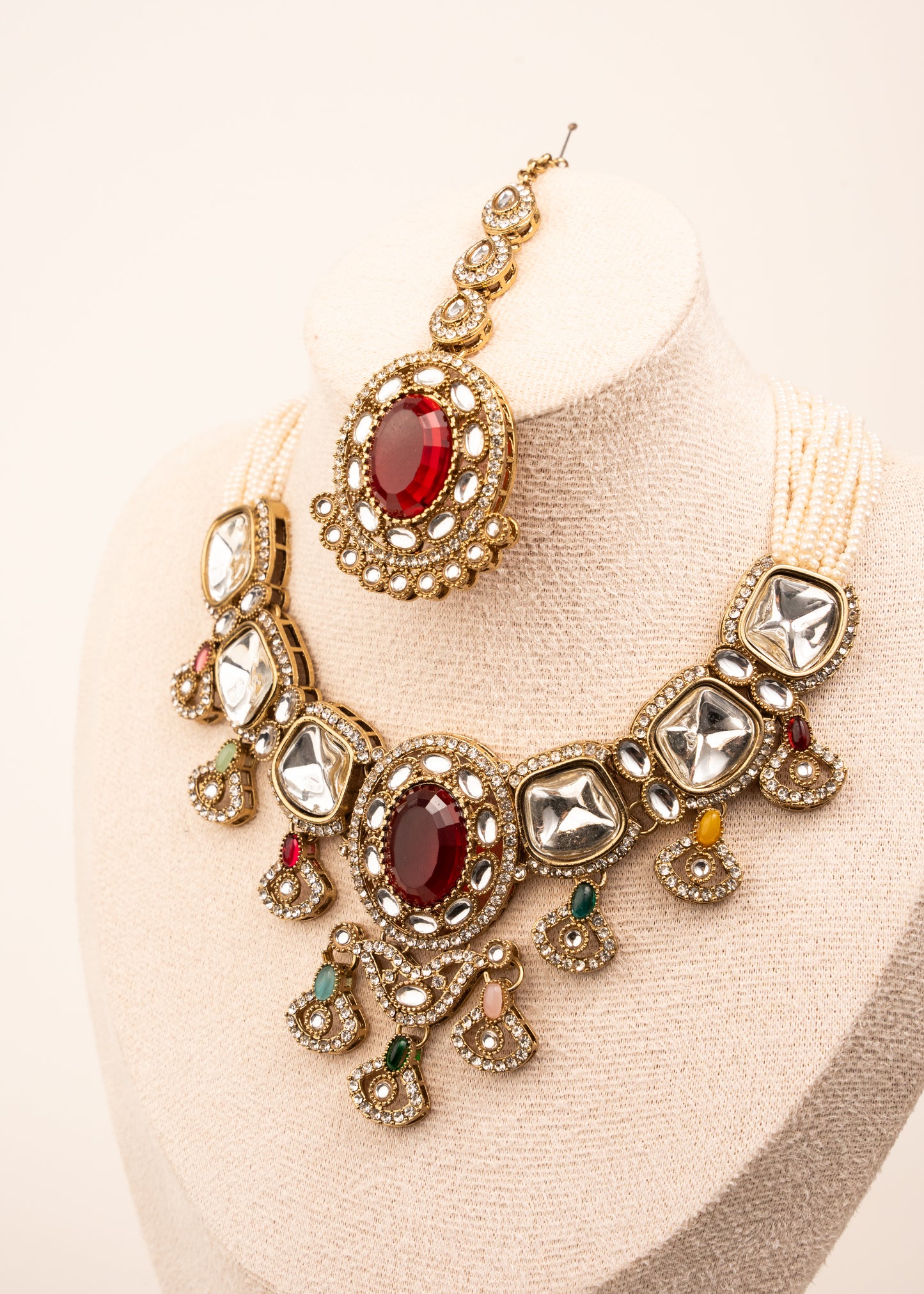 Premium Kundan Necklace Set