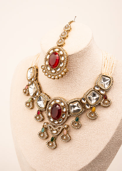 Premium Kundan Necklace Set