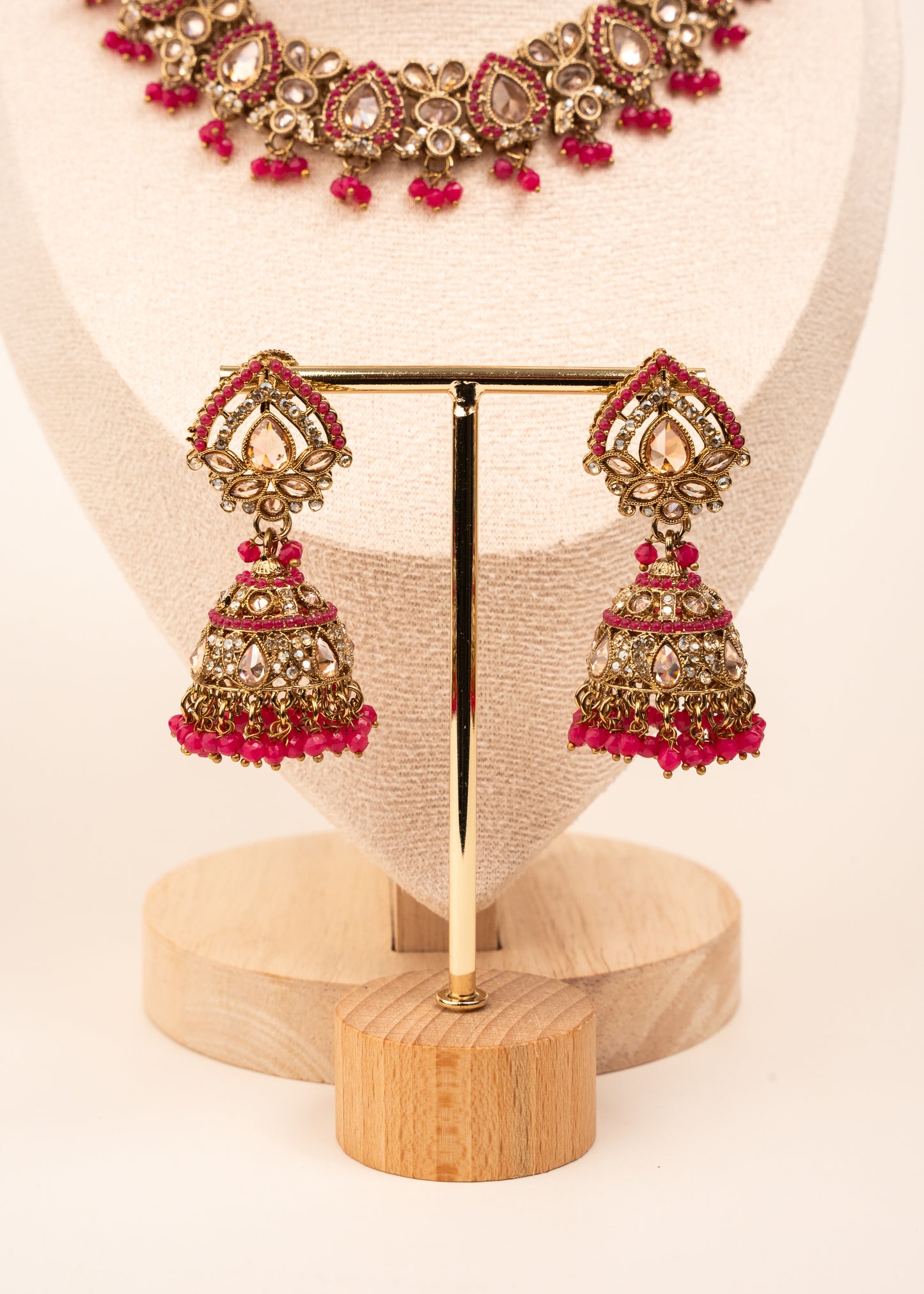 High Quallity Bridal Kundan Polki Nceklace Set