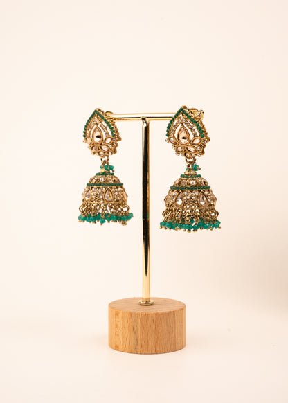 High Quallity Bridal Kundan Polki Nceklace Set