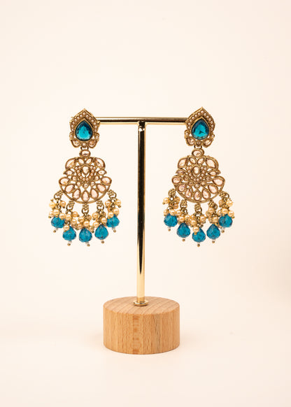 Luxury Antique Kundan Necklace Set