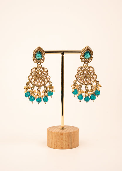 Luxury Antique Kundan Necklace Set