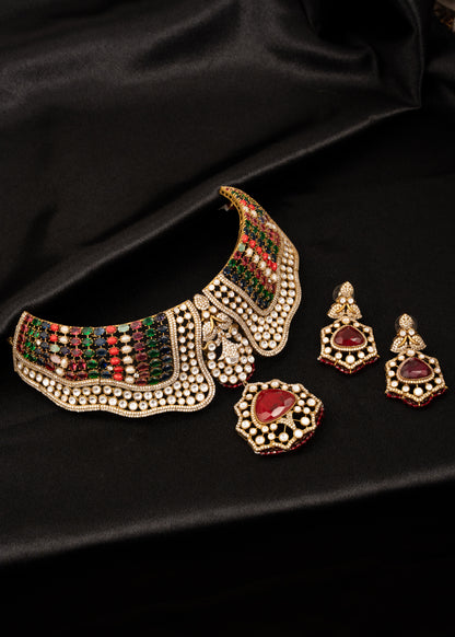 Designer Kundan Necklace Set
