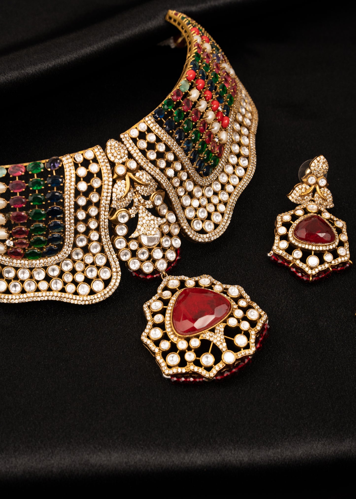 Designer Kundan Necklace Set