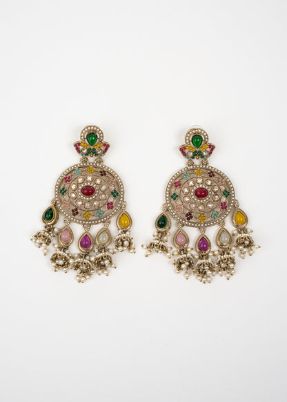 Multi-Colored Heritage Stone Earrings