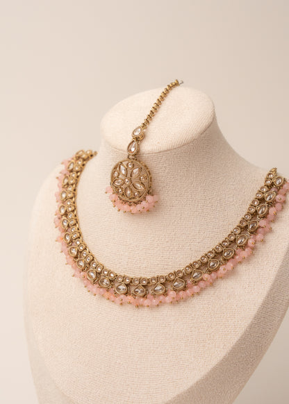 Blush Pink Heritage Necklace Set