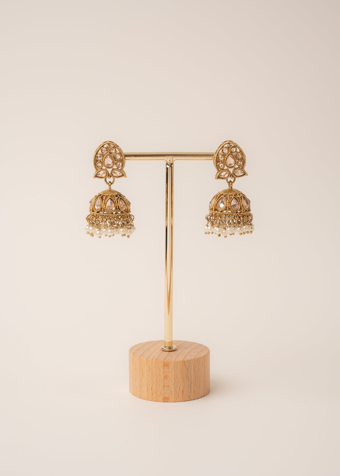 Bronze Glow and Perls Necklace Set