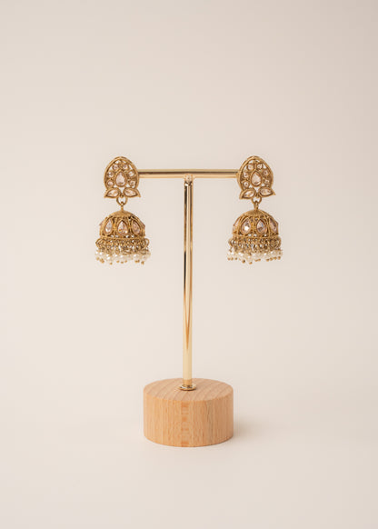 Bronze Glow and Perls Necklace Set