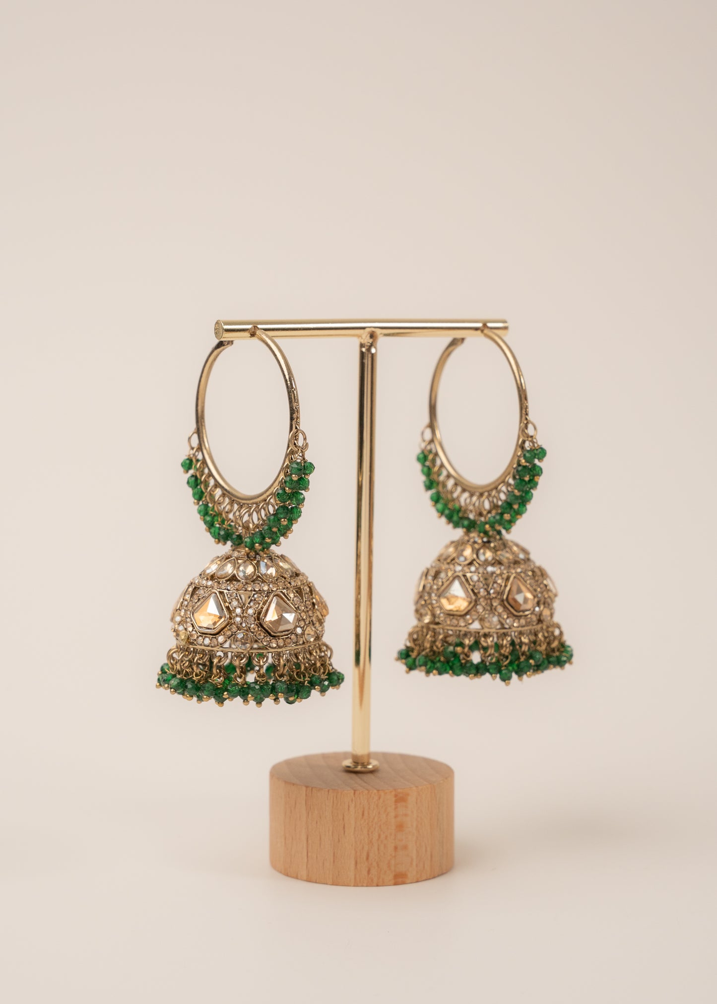 Emerald Royale Kundan Necklace Set