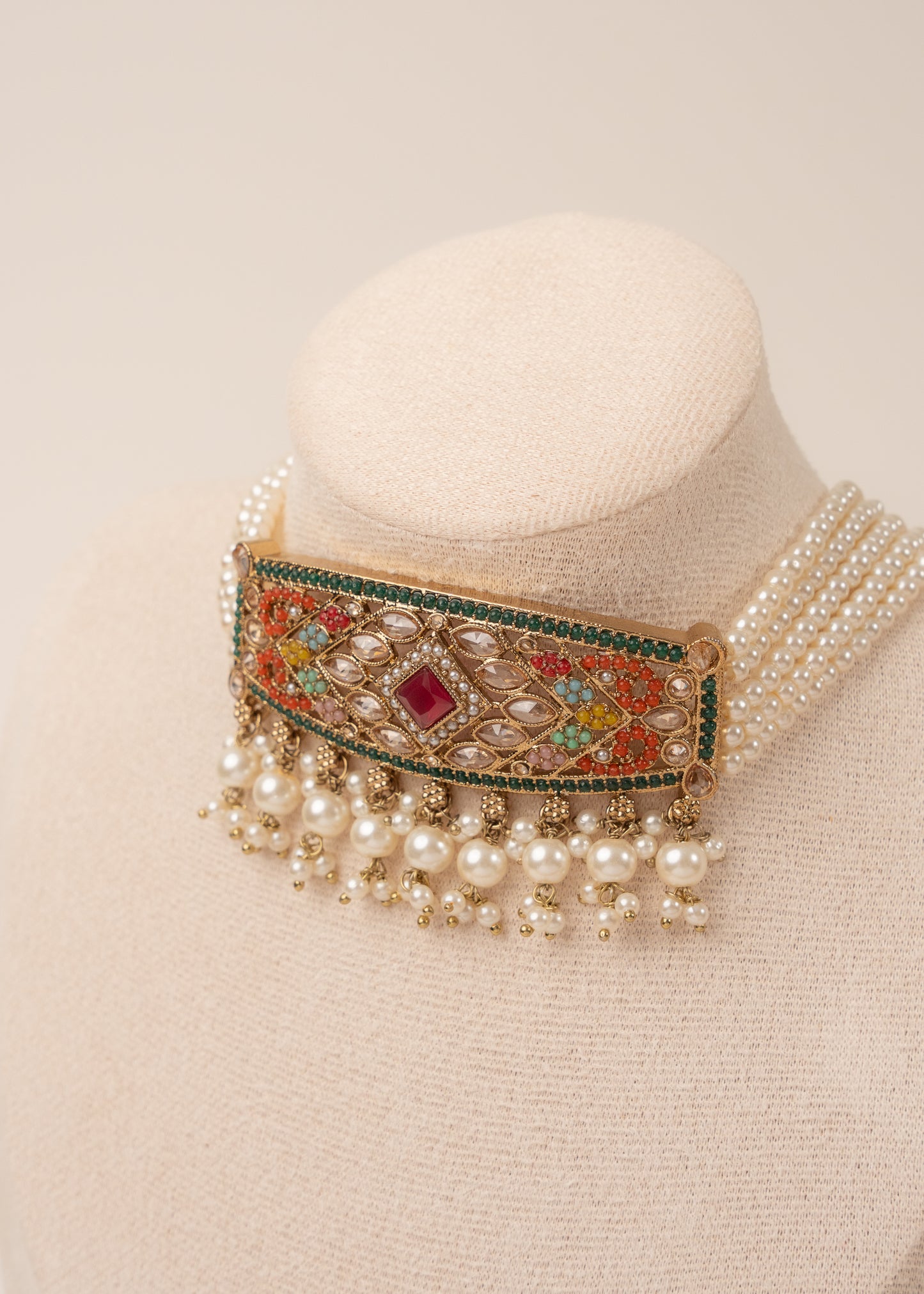 Pearl Multy Grace Choker Set