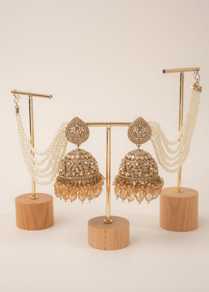 Champagne Glow Bridal Set