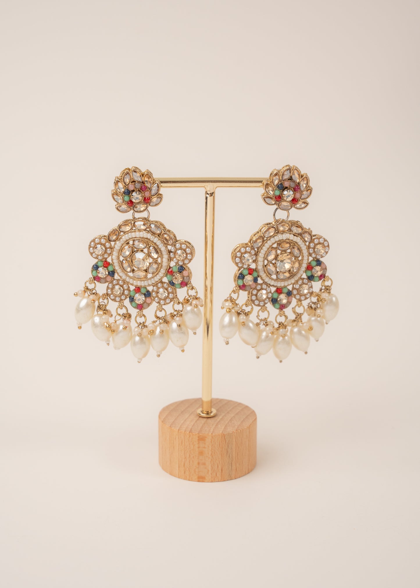 Multicolor Heritage Pearl Necklace Set