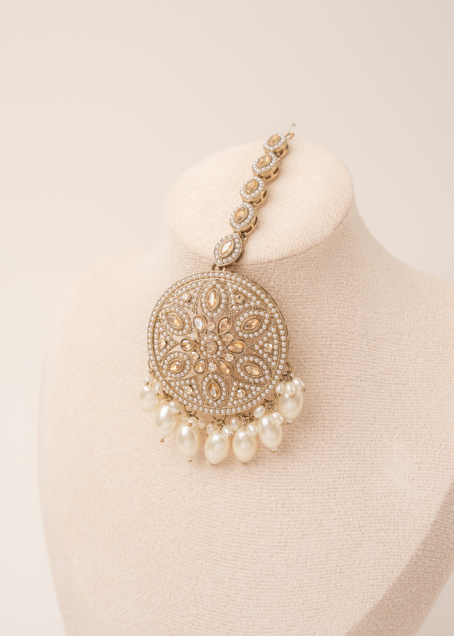 Pearl Glow Sahara Jhumka Set