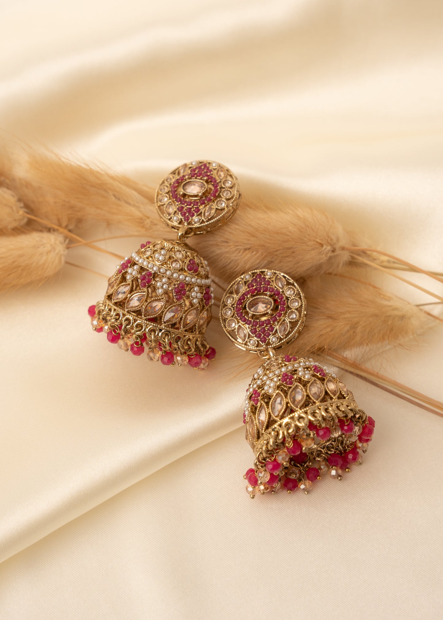 Ruby Glow Maharani Choker Set