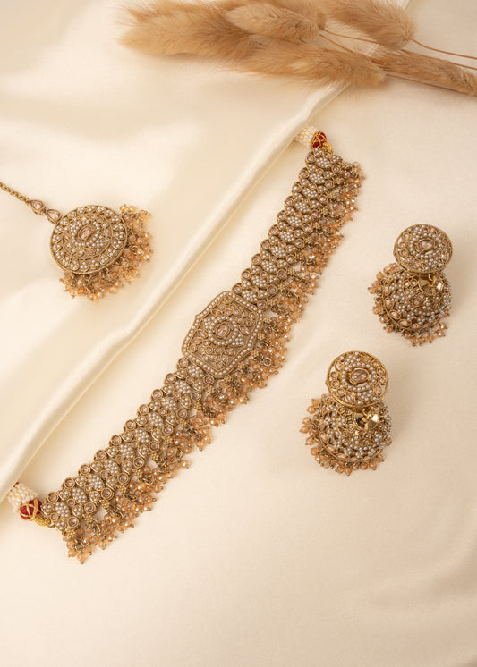 Champagne Heritage Choker Set