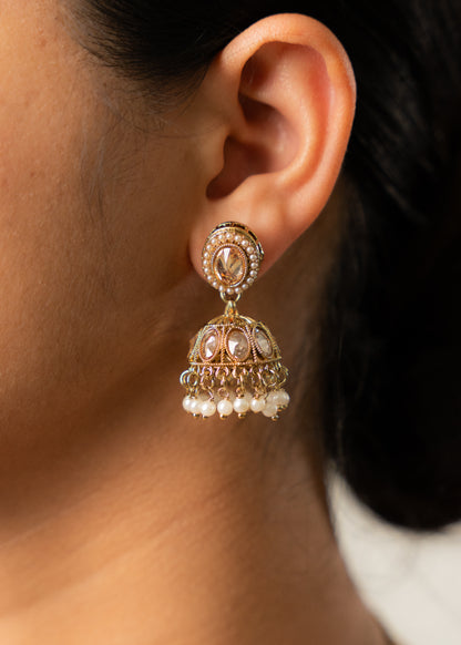 Royal Ivory Kundan Necklace Set