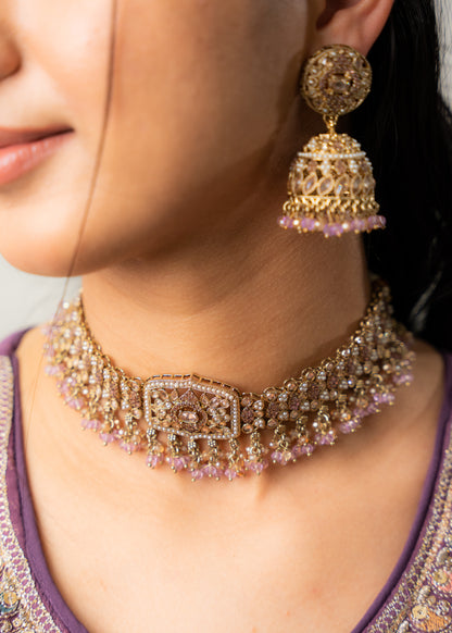 Soft Purple Heritage Choker Set