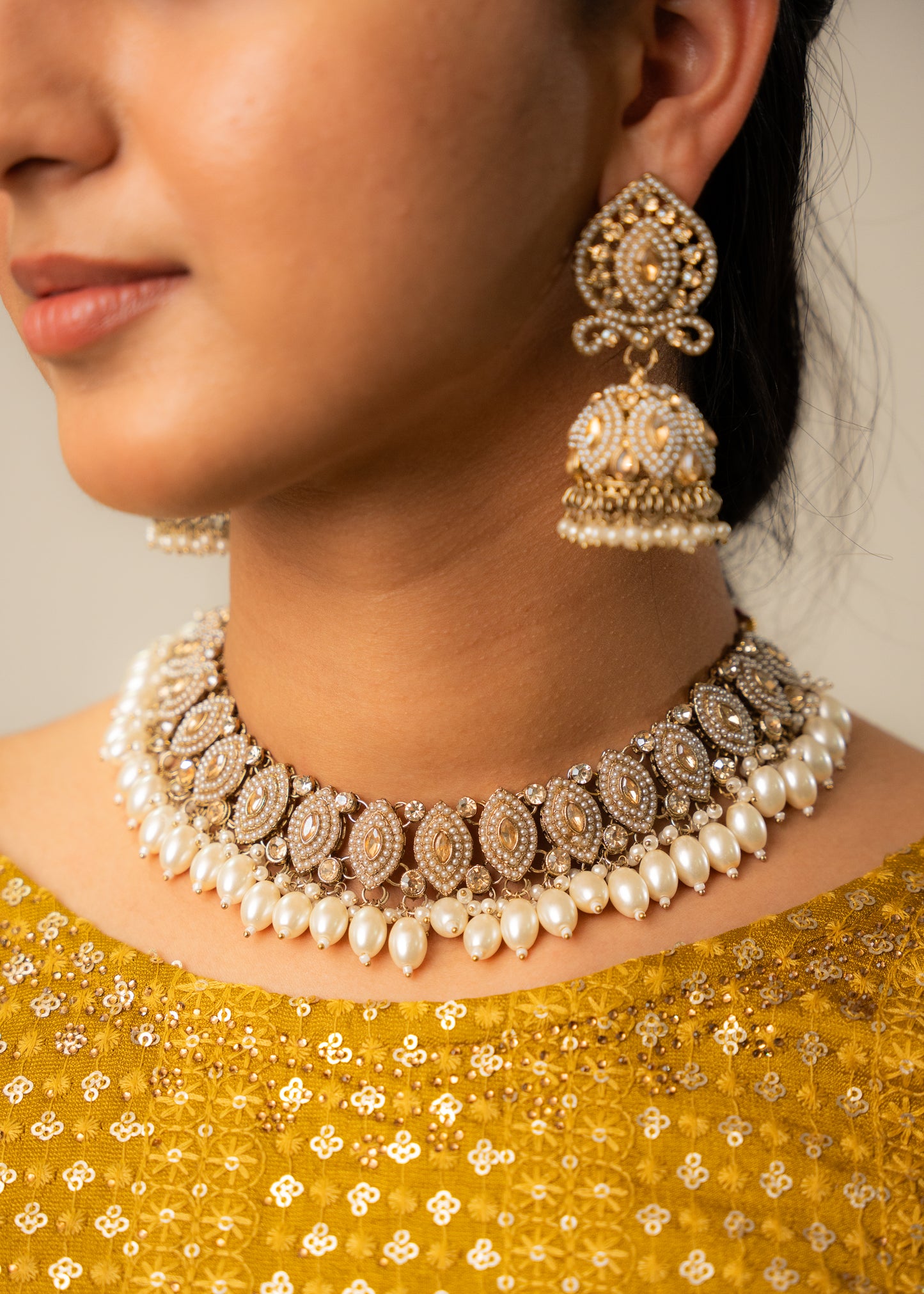 Pearl Heritage Bridal Necklace Set
