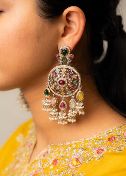 Multi-Colored Heritage Stone Earrings