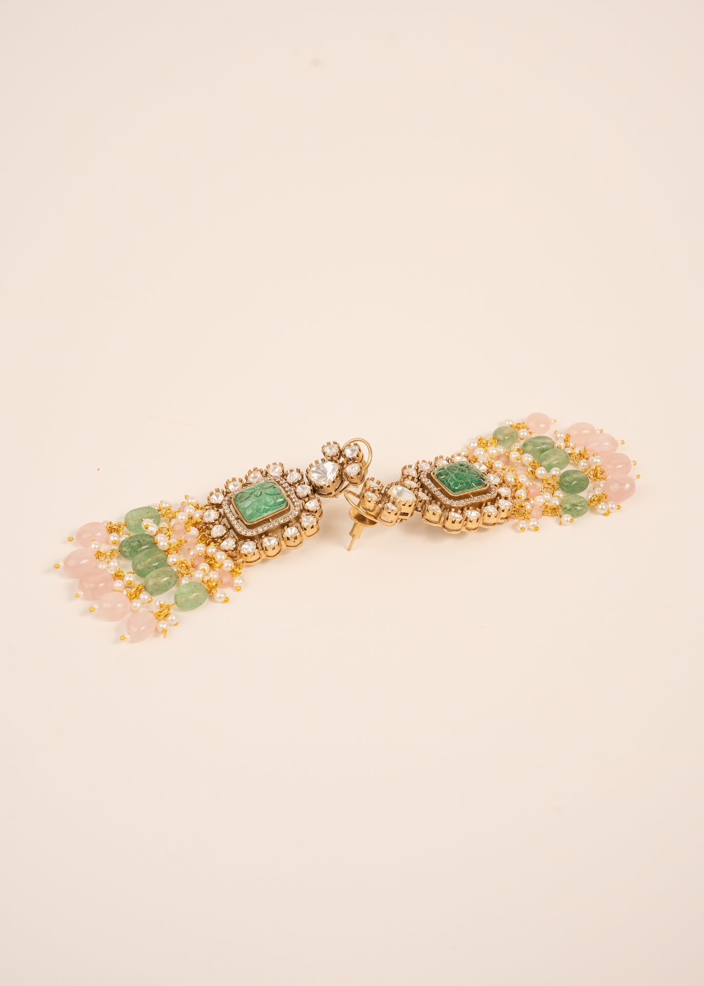 Pastel Kundan Bridal Choker Set/ Uncut Kundan Necklace/ High Quality Jewelry/ Bollywood Style Necklace/ Mint/ Sage/ Green/ Pink/ Pista