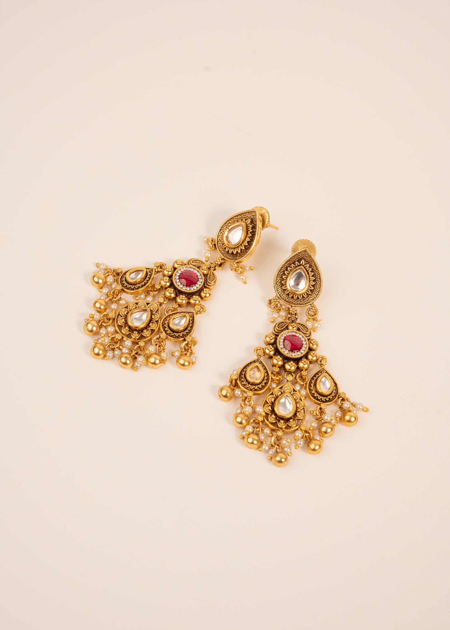 Kundan Heritage Meenakari Necklace Set/ South Indian Necklace Set/ Indian Choker Set/ Indian Gold Plated Jewelry/ Real Gold Look Necklace Set