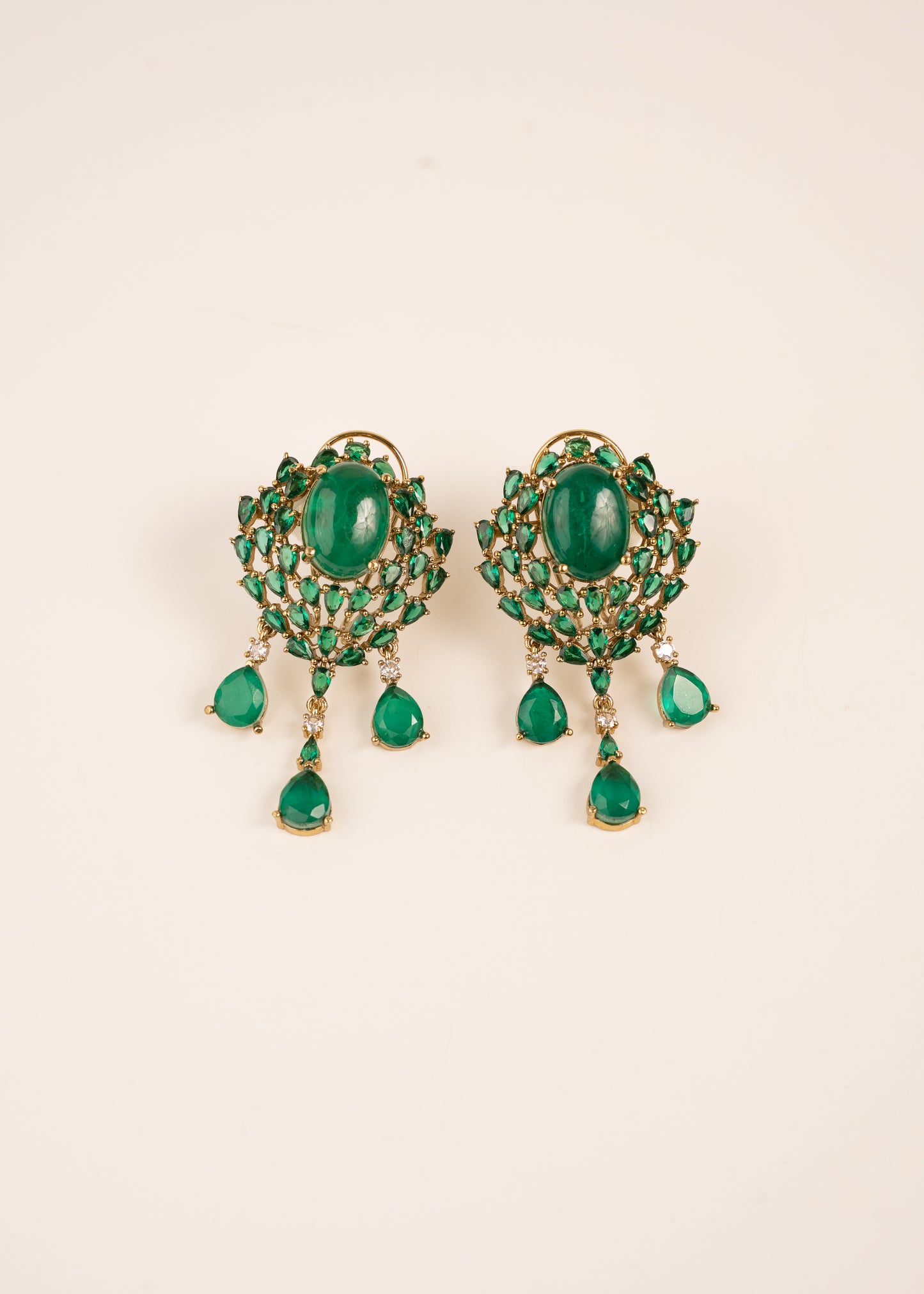 Antique Gold & Black Drop Earrings/ Chandbali Style Earrings/ Festive Jewelry/ Indian Jewelry/ Minimalistic Jewelry/ Studs