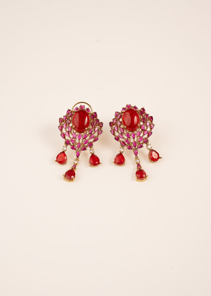 Antique Gold & Black Drop Earrings/ Chandbali Style Earrings/ Festive Jewelry/ Indian Jewelry/ Minimalistic Jewelry/ Studs