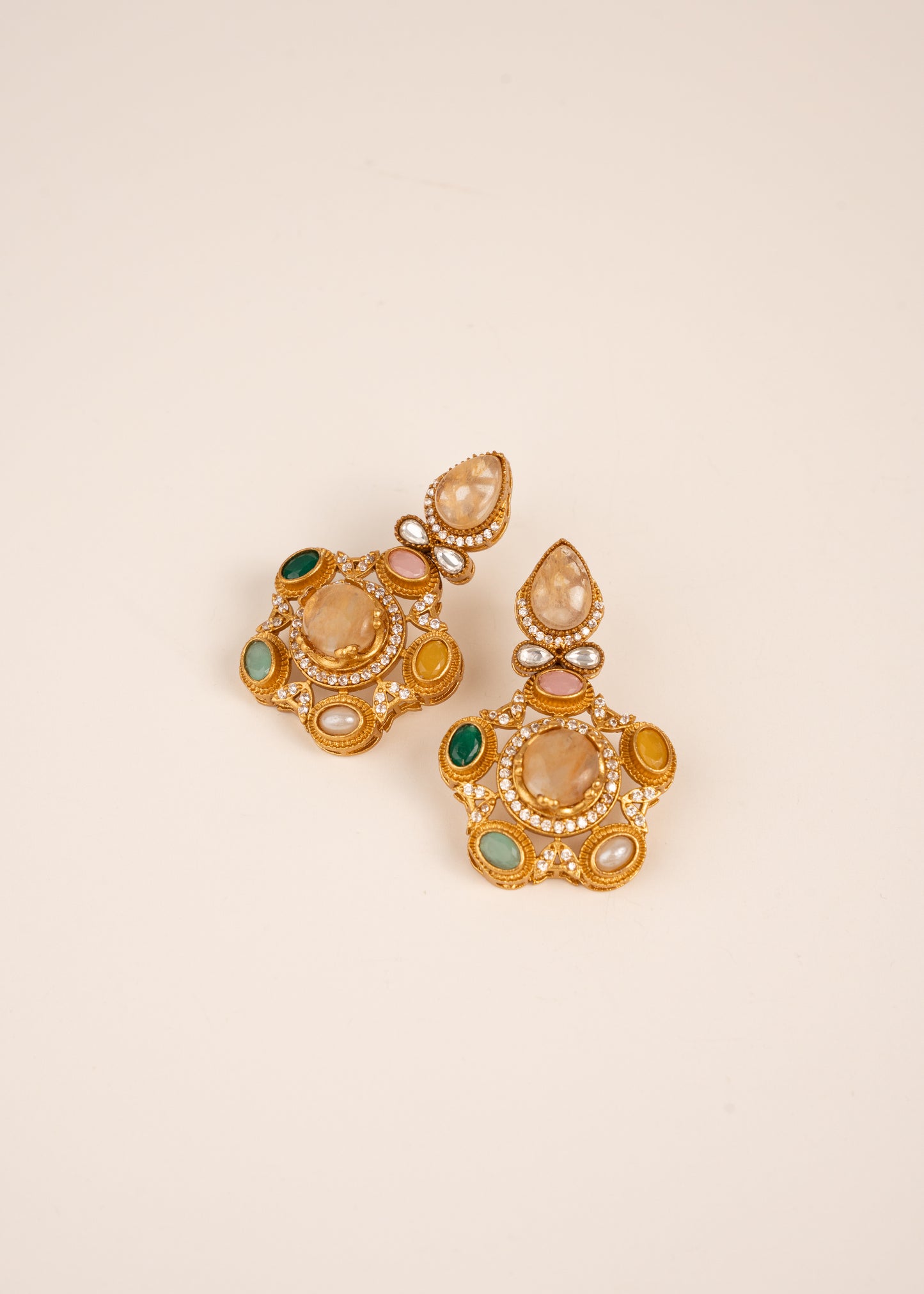 Sabyasachi Inspired Moissanite Earrings