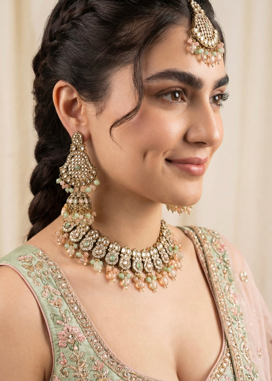 Royal Kundan Bridal Necklace Set