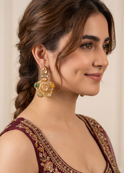 Sabyasachi Inspired Moissanite Earrings