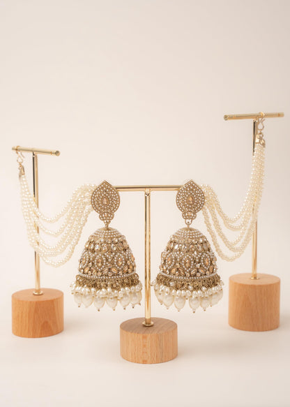 Pearl Glow Sahara Jhumka Set (etsy image id: 7275688553)