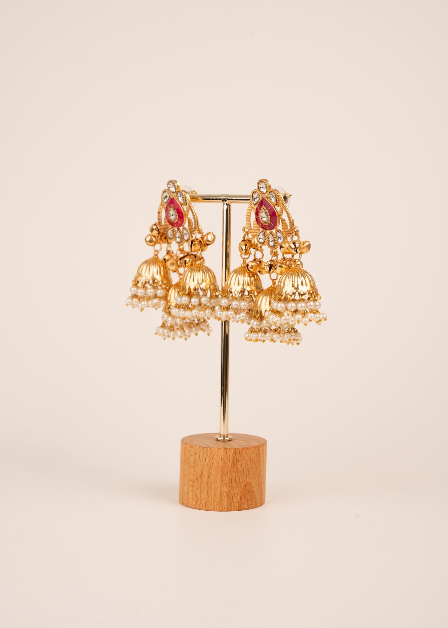 Kashmiri Ghungroo Earrings/ Kashmiri Jewelry/ Party wear Earrings/ Statemnet Earrings/ Viral Kashmiri Jewelry/ Indian Jewellery/ Jhumkas (etsy image id: 7864937576)