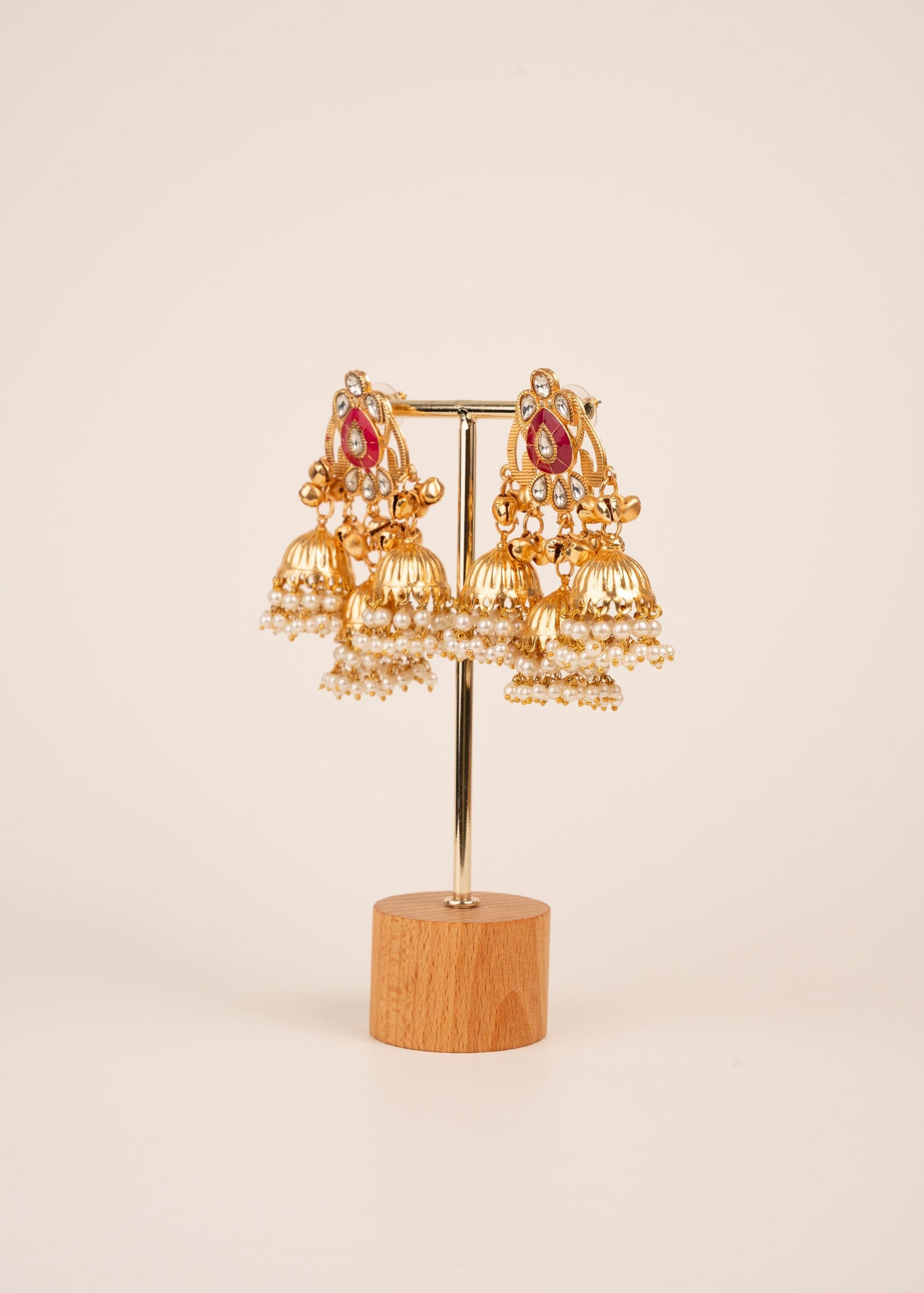 Kashmiri Ghungroo Earrings/ Kashmiri Jewelry/ Party wear Earrings/ Statemnet Earrings/ Viral Kashmiri Jewelry/ Indian Jewellery/ Jhumkas (etsy image id: 7864937576)