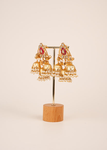 Kashmiri Ghungroo Earrings/ Kashmiri Jewelry/ Party wear Earrings/ Statemnet Earrings/ Viral Kashmiri Jewelry/ Indian Jewellery/ Jhumkas (etsy image id: 7864937576)