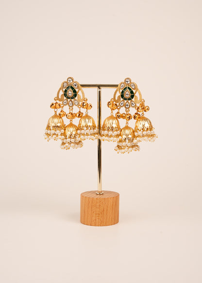Kashmiri Ghungroo Earrings/ Kashmiri Jewelry/ Party wear Earrings/ Statemnet Earrings/ Viral Kashmiri Jewelry/ Indian Jewellery/ Jhumkas (etsy image id: 7864937596)