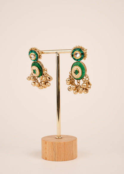 Kashmiri Earrings/ Indian Wedding Jewelry/ Traditional Jewellery/ Gold Plated Jewelry/ Designer Jewelry/ Lightweight Earrings (etsy image id: 7864992416)